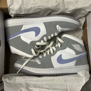 Nike Jordan’s. Grey and Purple. Size 8.5.